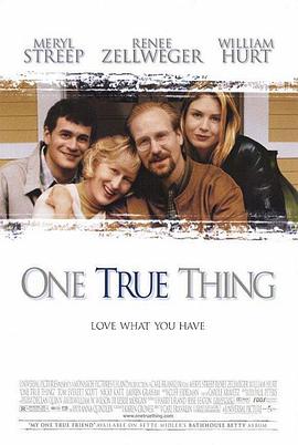 亲情无价 One True Thing