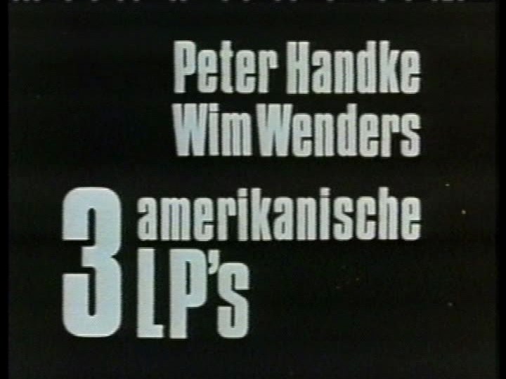 三张美国唱片 Drei Amerikanische LP's