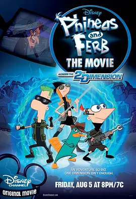飞哥与小佛的时空大冒险 Phineas and Ferb the Movie: A<span style='color:red'>cross</span> the 2nd Dimension