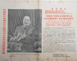 中国共产党第九次全国代表大会在北京隆重<span style='color:red'>开幕</span>