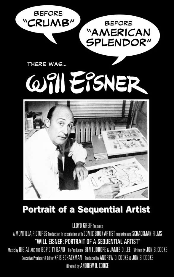维尔·艾森纳：<span style='color:red'>一</span>个<span style='color:red'>连</span>环艺术家的肖像 Will Eisner: Portrait of a Sequential Artist