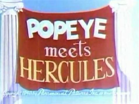 当大力<span style='color:red'>水手</span>遇到大力神海格力斯 Popeye Meets Hercules
