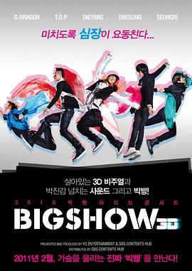 2010 Big Bang演唱会Big Show 3D 2010 빅뱅 라이브 콘서트 빅쇼 3D