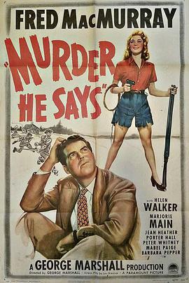 乌龙谋杀案 Murder, He Says