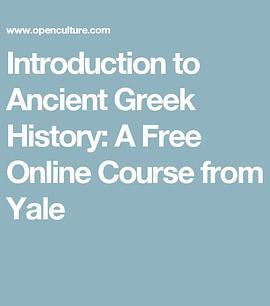 <span style='color:red'>耶鲁</span>大学公开课：古希腊历史简介 Introduction to Ancient Greek History