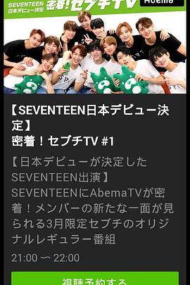 密著！SEVENTEEN TV