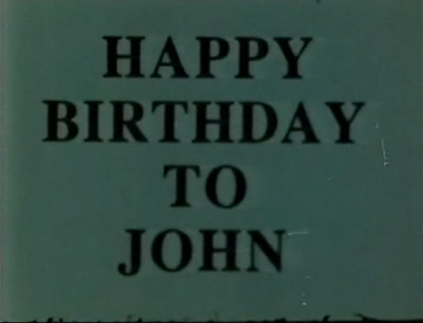 生日快乐，约翰·列侬 Happy Birthday to John