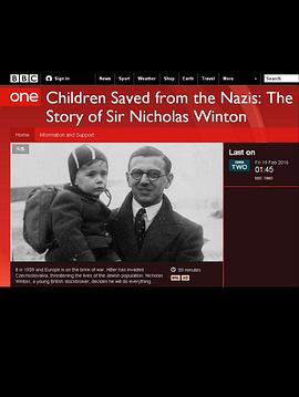 从纳粹<span style='color:red'>手中</span>救出的孩子们 Children Saved from the Nazis: The Story of Sir Nicholas Winton