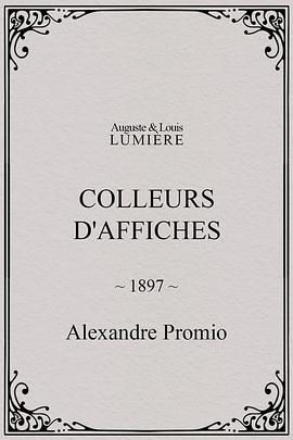 <span style='color:red'>贴</span>海报 Colleurs d'affiches