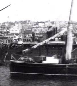 在波斯夫拉斯的山崖上的电影 Constantinople, panorama des rives du Bosphore