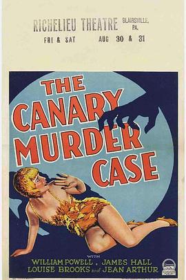 <span style='color:red'>金丝雀</span>谋杀案 The Canary Murder Case
