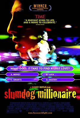 贫民窟的百万富翁 <span style='color:red'>Slumdog</span> Millionaire